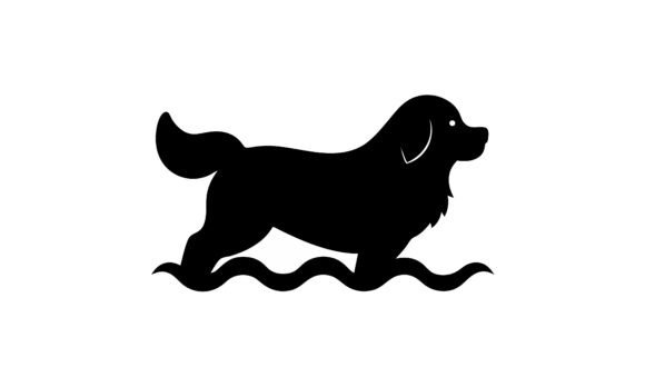 Black Dog Silhouette in Water: An Embroidery Expert's Review
