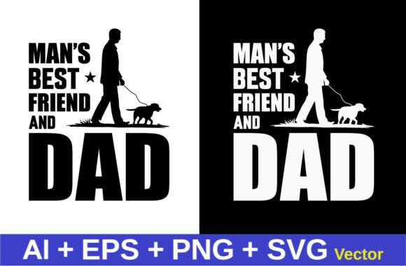 Dad Tshirt Design: Father's Day Man Dog Review