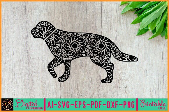 Dog Animal Mandala, Animal Silhouette 29