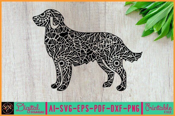 Dog Animal Mandala, Animal Silhouette 37