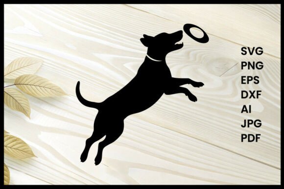 Dog Catching Frisbee Silhouette Vector: A Hands-On Review