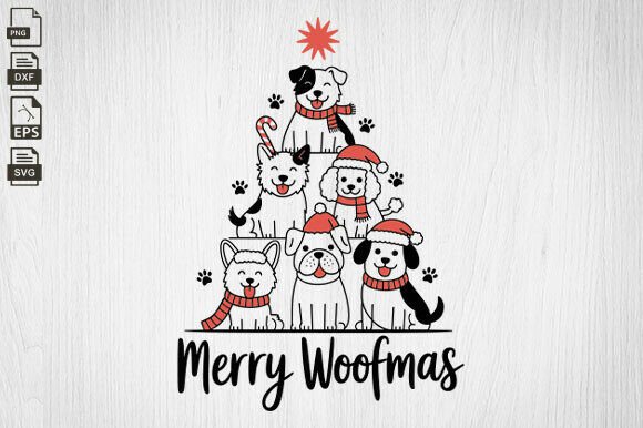 Dog Christmas, Merry Woofmas, Dog Lover