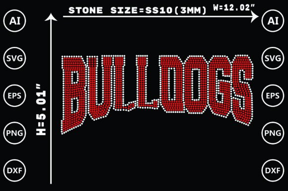 Dog Rhinestone Templates Design