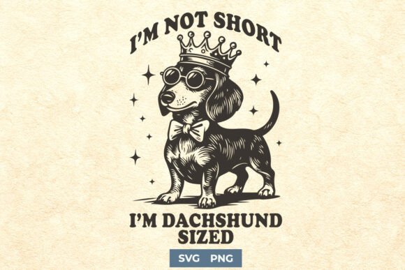 I’m Not Short I’m Dachshund Sized SVG