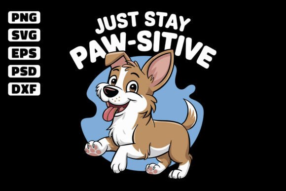 Stay Pawsitive Shirt, Dog Paw Cat Animal