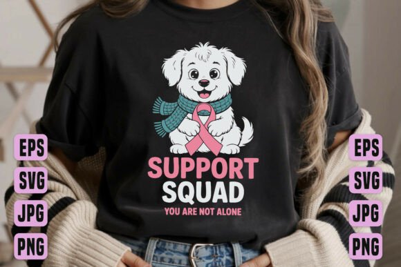 Support Squad Dog Pink Ribbon: A Designer's Review